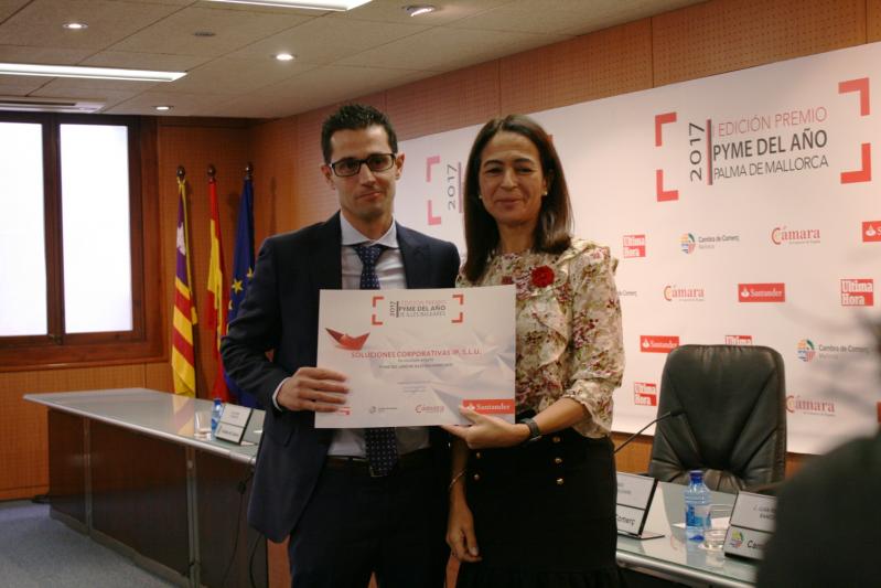 Soluciones Corporativas IP ganadora del Premio Pyme del Año Illes Balears